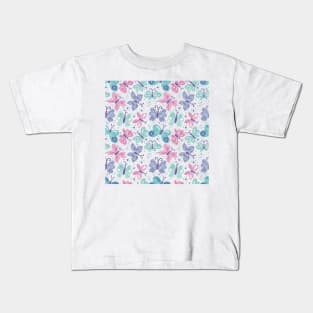 Butterflies pattern Kids T-Shirt